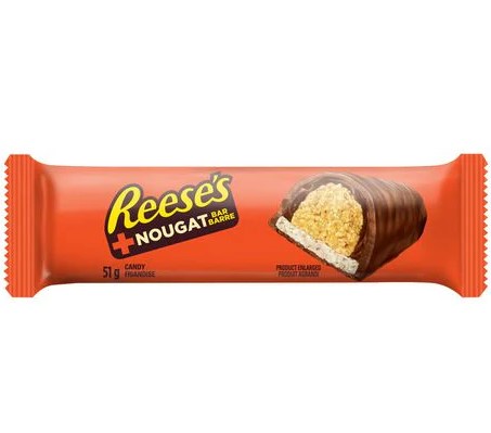 Snacks Reese's Nougat Bars 51g Box of 18