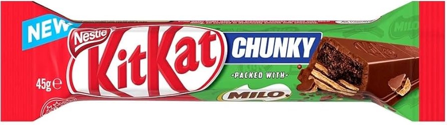 Snacks Kit Kat Chunky Packed with Milo 45g Box of 36