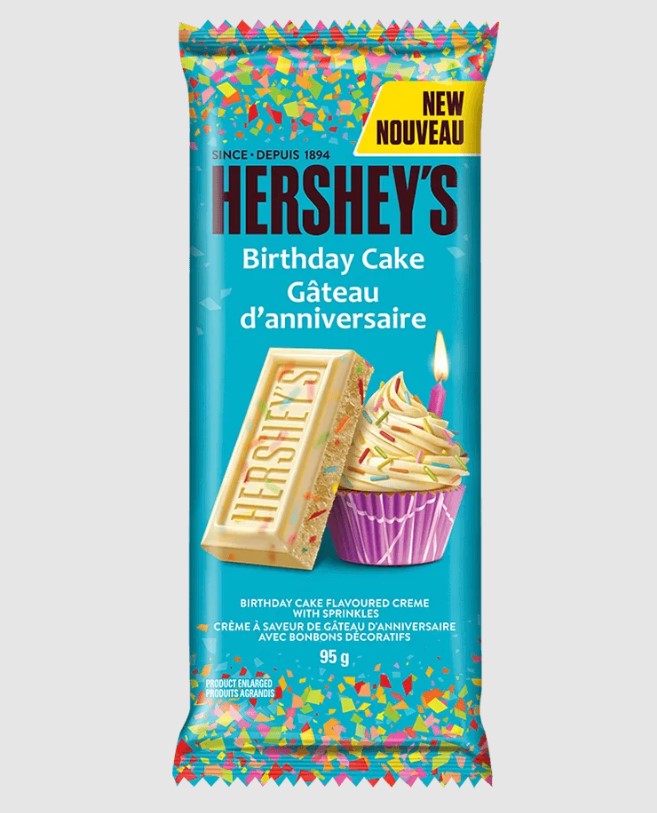 Snacks Hershey's Birthday Cake Bar 95g Box of 14