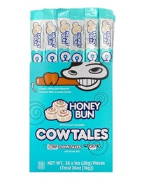 [es1075b] Snacks Cow Tales Honey Bun Bars Box of 36