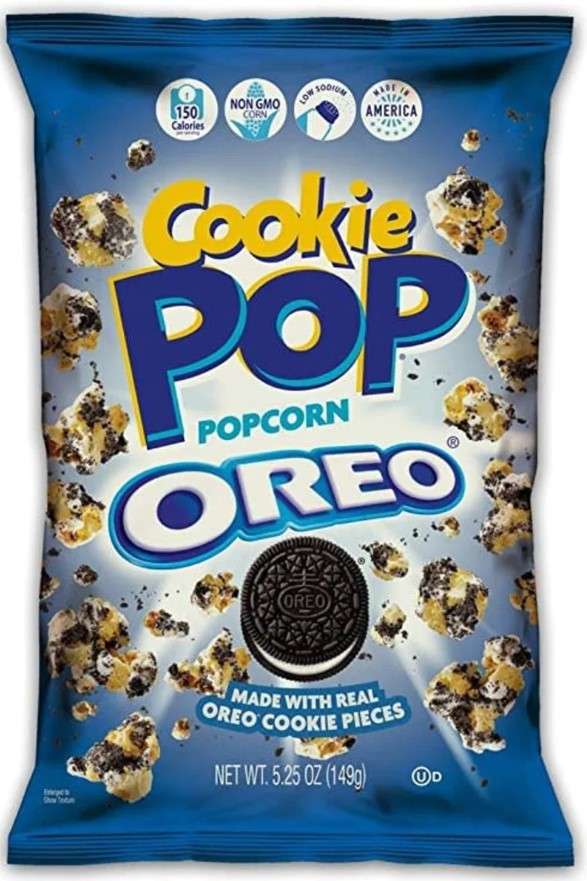 Snacks Cookie Pop Oreo Popcorn 149g Box of 12