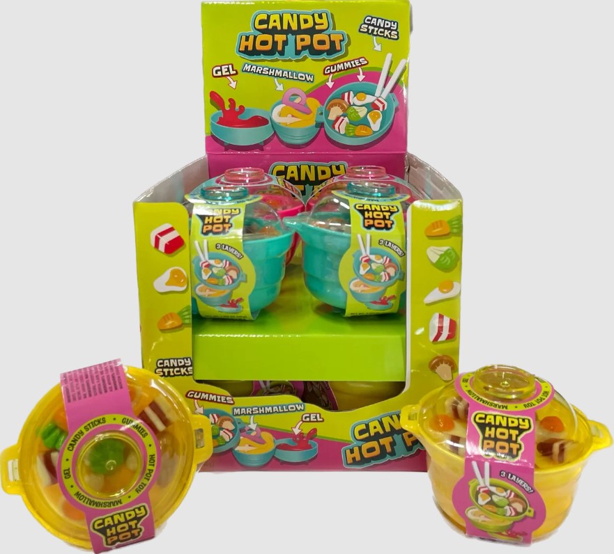 Snacks Candy Hot Pot Bowl 45g Box of 12