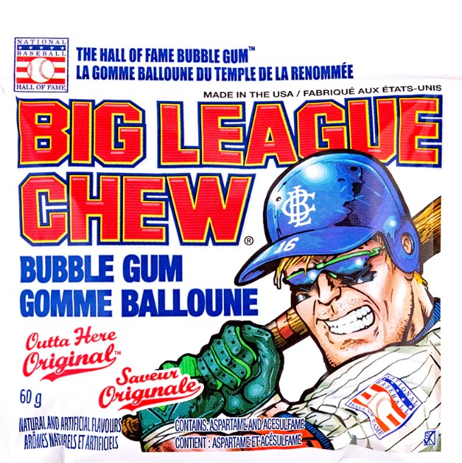 Snacks Big League Chew Bubble Gum Outta Here Original Box of 12