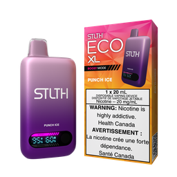 [sth3808b-mb] Manitoba *EXCISED* Disposable Vape STLTH Eco XL Punch Ice Box of 5