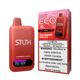 [sth3810b-mb] Manitoba *EXCISED* Disposable Vape STLTH Eco XL Strawberry Kiwi Ice Box of 5