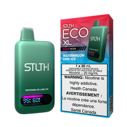 [sth3813b-mb] Manitoba *EXCISED* Disposable Vape STLTH Eco XL Watermelon Lime Ice Box of 5