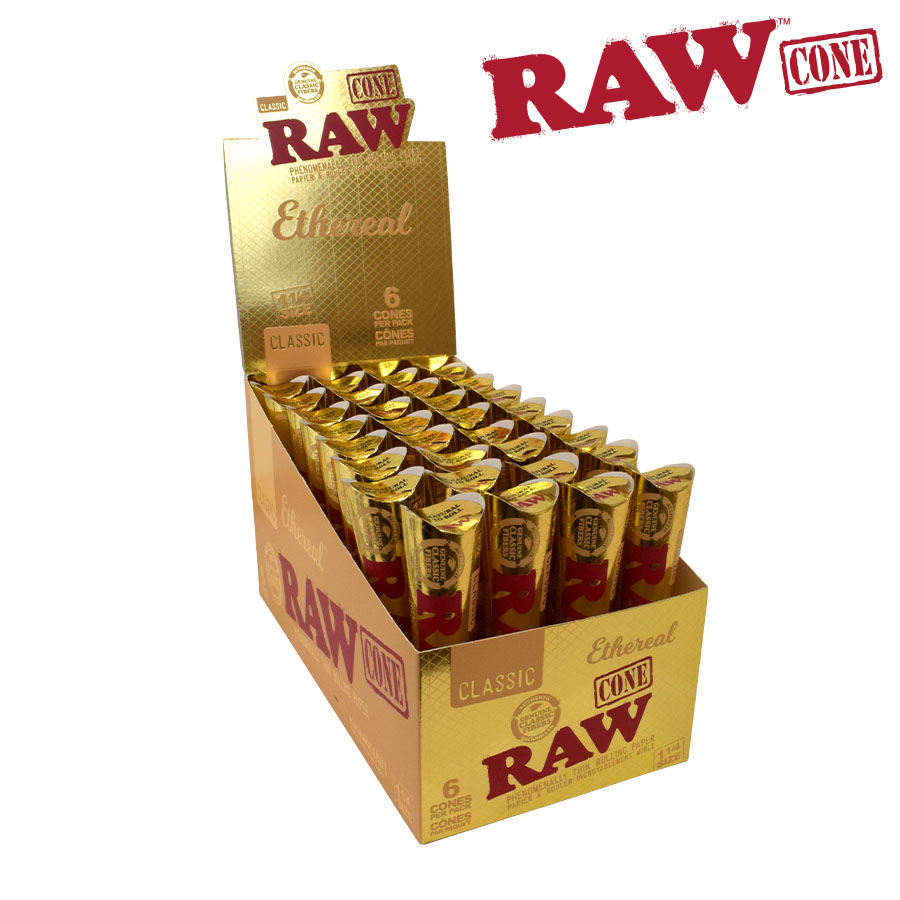 Rolling Cones Raw Ethereal   Pre-Rolled 1.25 Box of 32