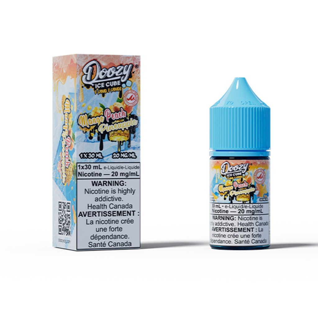 Federal *EXCISED* Nicotine Liquid Doozy Ice Cube Salt 30ml Mango Peach Pineapple