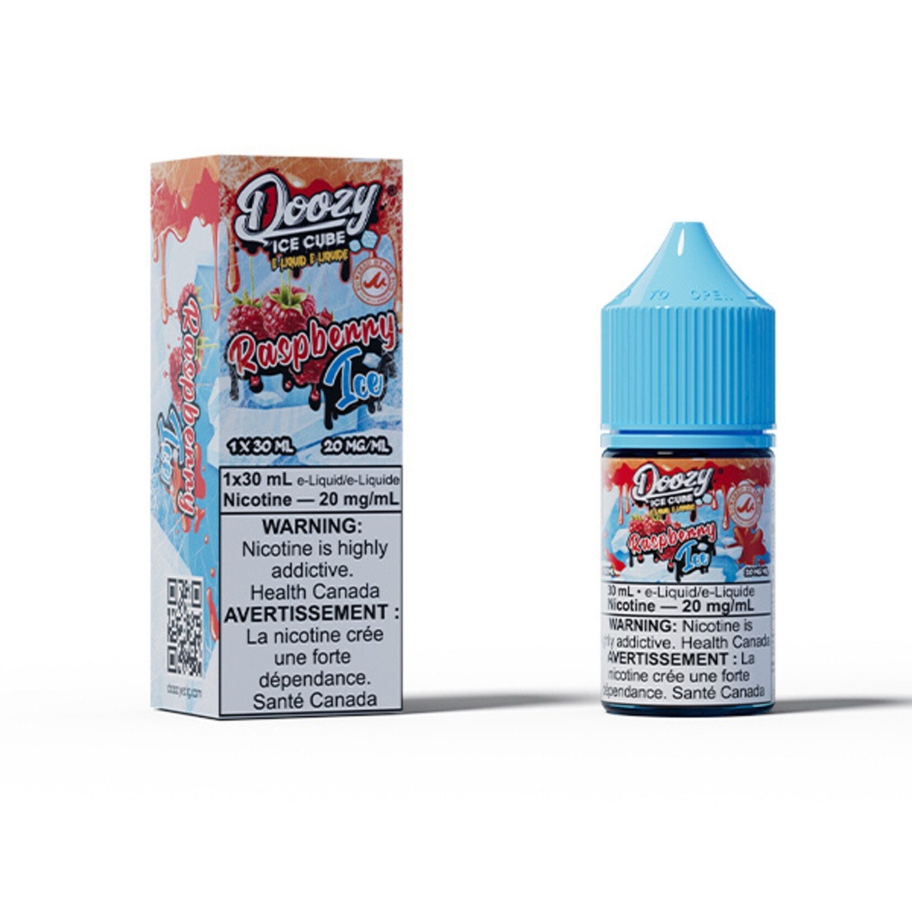 Alberta *EXCISED* Nicotine Liquid Doozy Ice Cube Salt 30ml Raspberry Ice