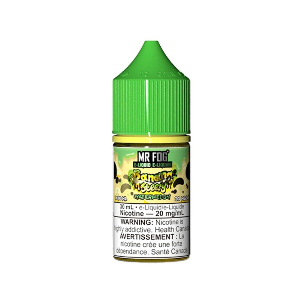 Alberta *EXCISED* Nicotine Liquid Mr Fog Banana Steezy Salt 30ml Watermelon