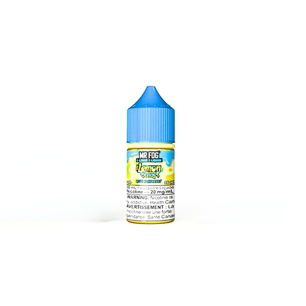 Alberta *EXCISED* Nicotine Liquid Mr Fog Lemon Steezy Salt 30ml Blue Raspberry