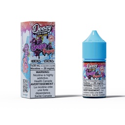 Ontario *EXCISED* Nicotine Liquid Doozy Ice Cube Salt 30ml Grape Popup