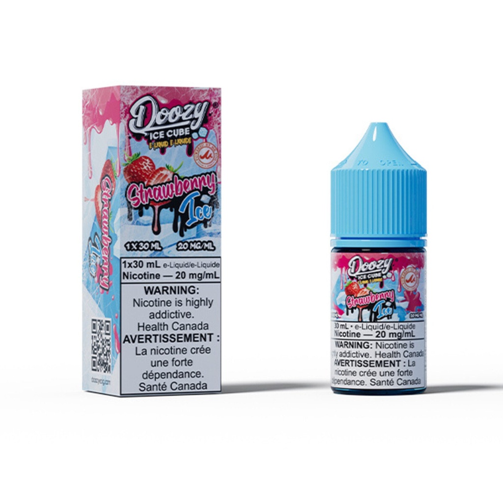 Ontario *EXCISED* Nicotine Liquid Doozy Ice Cube Salt 30ml Strawberry Ice
