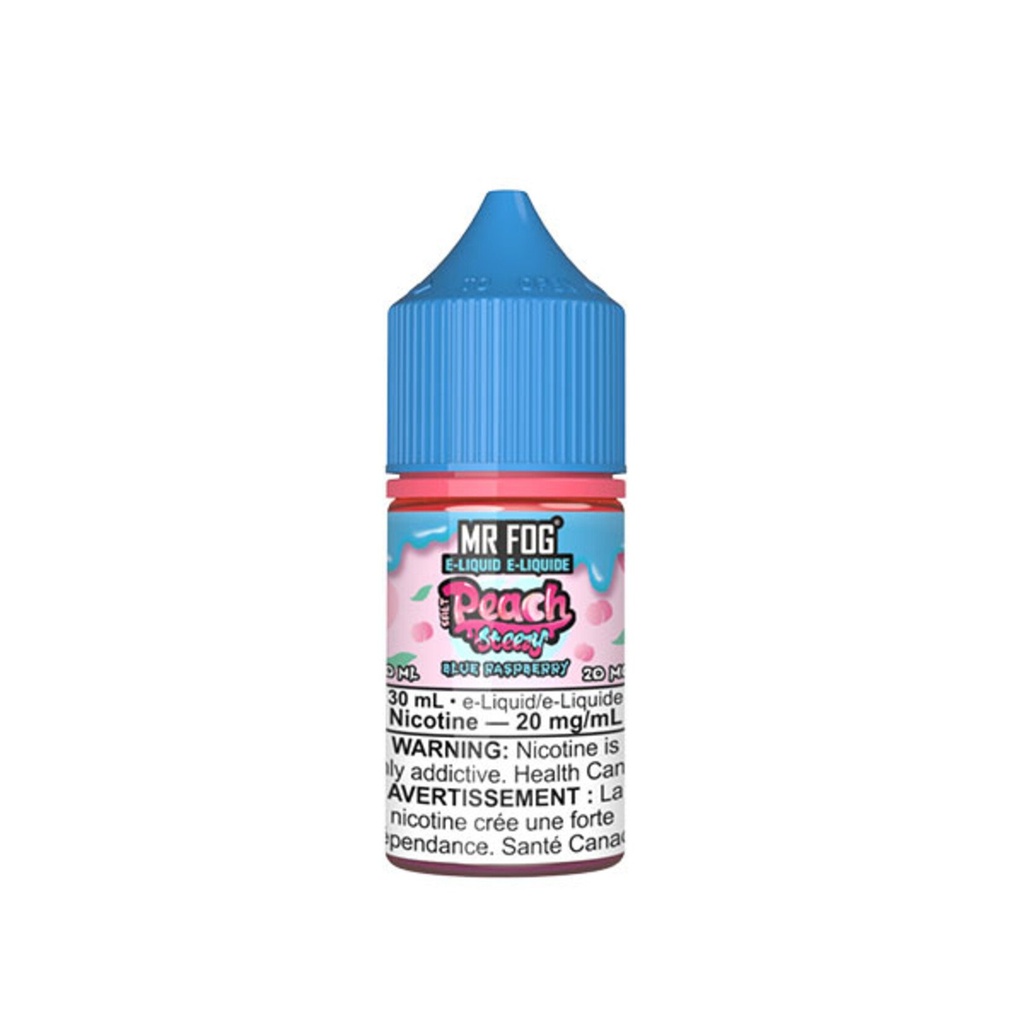 Ontario *EXCISED* Nicotine Liquid Mr Fog Peach Steezy Salt 30ml Blue Raspberry