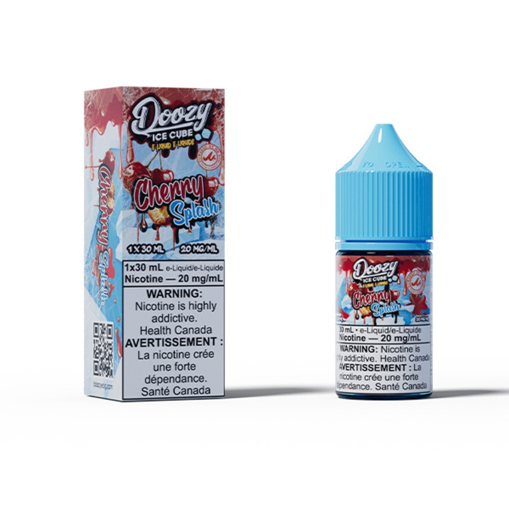 Manitoba *EXCISED* Nicotine Liquid Doozy Ice Cube Salt 30ml Cherry Splash