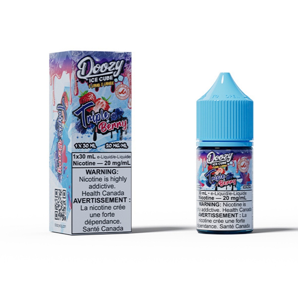 Manitoba *EXCISED* Nicotine Liquid Doozy Ice Cube Salt 30ml Triple Berry