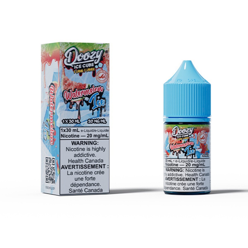 Manitoba *EXCISED* Nicotine Liquid Doozy Ice Cube Salt 30ml Watermelon Ice