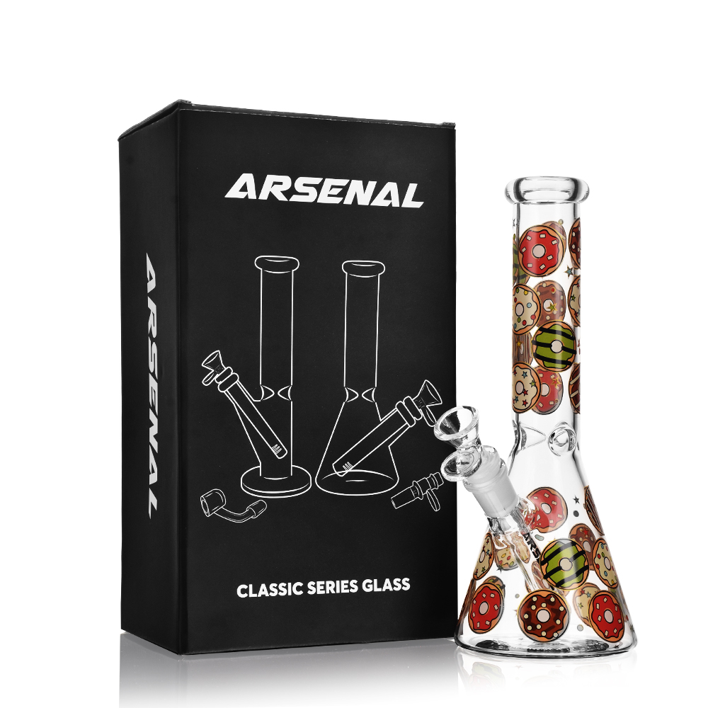 Glass Bong Arsenal Donut Delight Beaker 10"