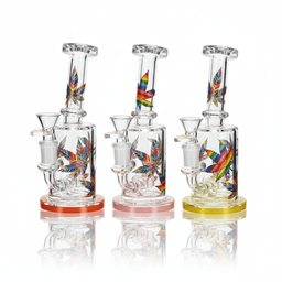 Glass Rig Arsenal Rainbow Leaf 6"