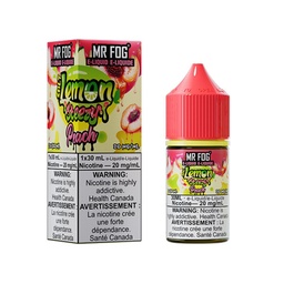 Manitoba *EXCISED* Nicotine Liquid Mr Fog Lemon Steezy Salt 30ml Peach