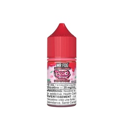 Manitoba *EXCISED* Nicotine Liquid Mr Fog Peach Steezy Salt 30ml Strawberry