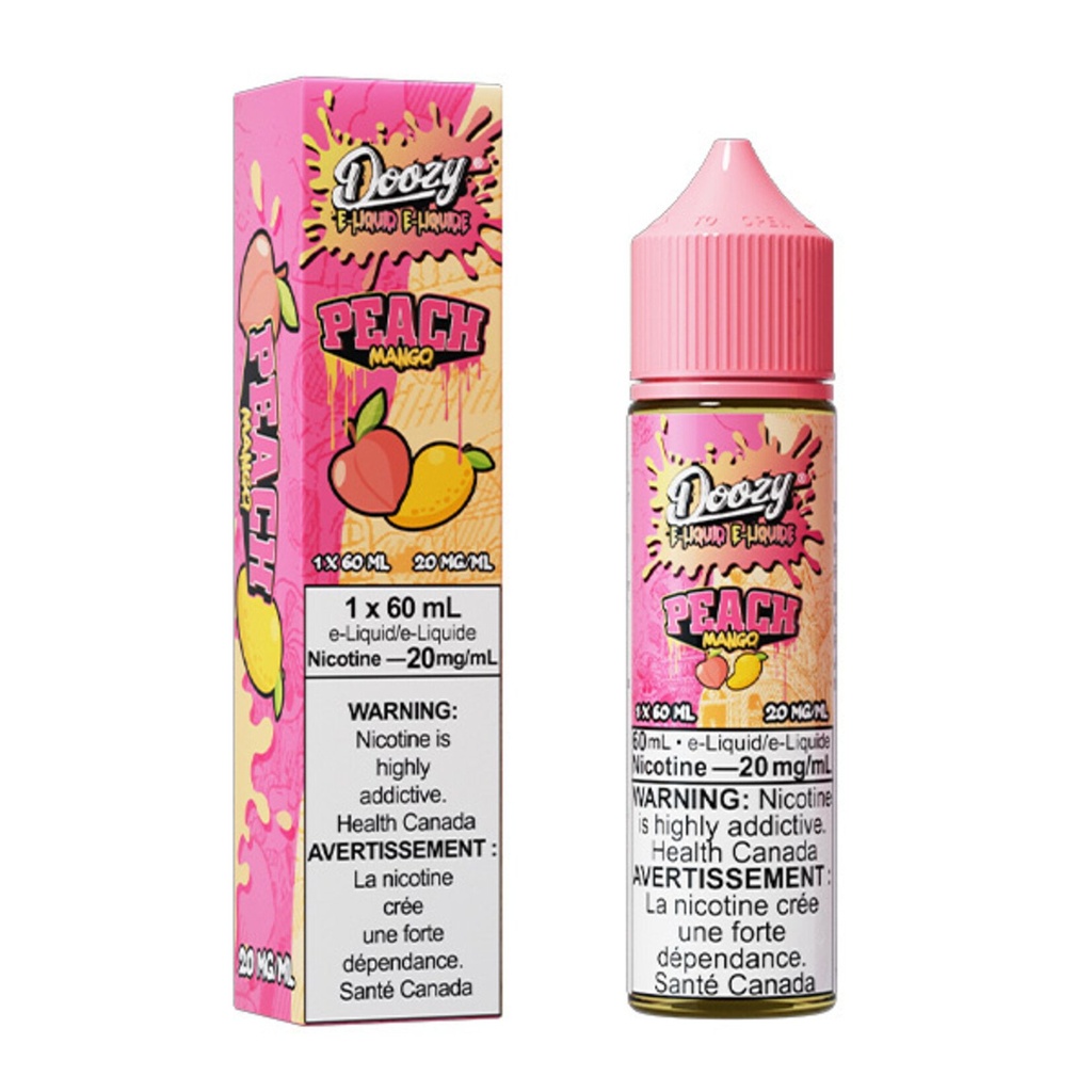 Federal *EXCISED* Nicotine Liquid Doozy OG Line Salt 60ml Peach Mango