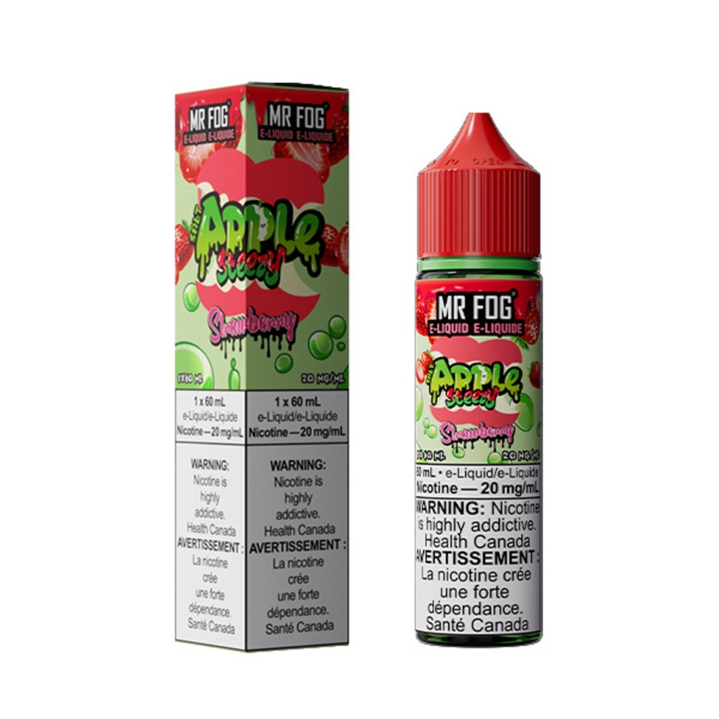 Federal *EXCISED* Nicotine Liquid Mr Fog Apple Steezy Salt 60ml Strawberry