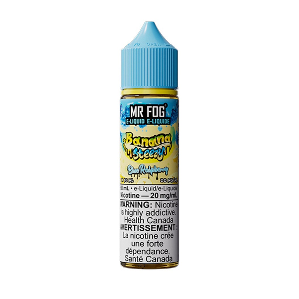 Federal *EXCISED* Nicotine Liquid Mr Fog Banana Steezy Salt 60ml Blue Raspberry