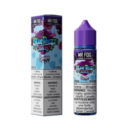 Federal *EXCISED* Nicotine Liquid Mr Fog Blue Razz Steezy Salt 60ml Grape