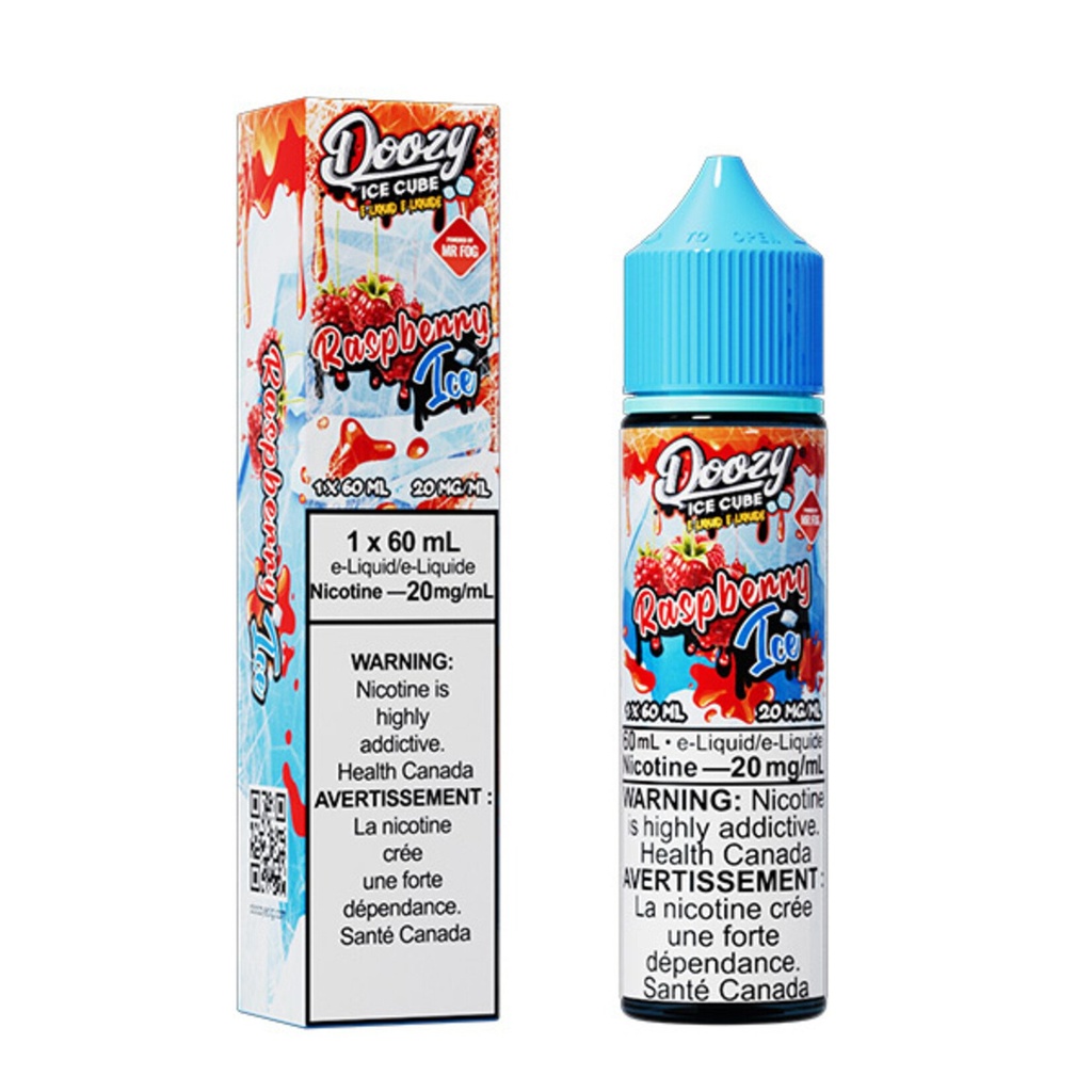 Ontario *EXCISED* Nicotine Liquid Doozy Ice Cube Salt 60ml Raspberry Ice