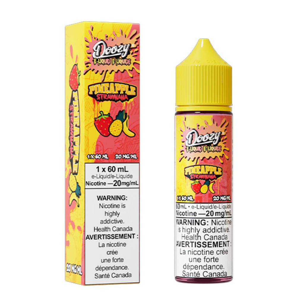 Ontario *EXCISED* Nicotine Liquid Doozy OG Line Salt 60ml Pineapple Strawnana
