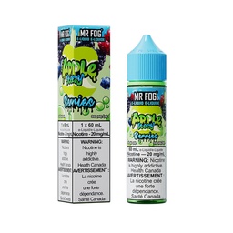 Ontario *EXCISED* Nicotine Liquid Mr Fog Apple Steezy Salt 60ml Berries