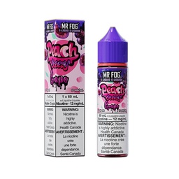 Ontario *EXCISED* Nicotine Liquid Mr Fog Peach Steezy Salt 60ml Grape
