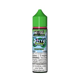 Manitoba *EXCISED* Nicotine Liquid Mr Fog Berry Steezy Salt 60ml Watermelon
