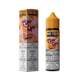 Manitoba *EXCISED* Nicotine Liquid Mr Fog Popup Series Salt 60ml Orange