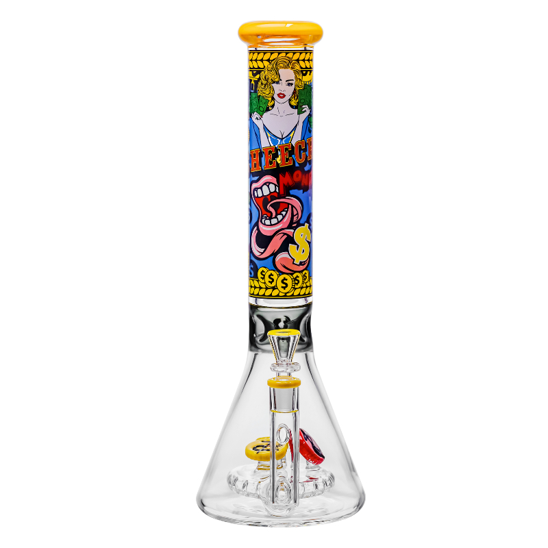 Glass Bong Cheech Glass Cash-Out Glass Beaker 15"