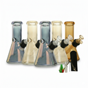 Glass Bong Arsenal Glass Translucent Color 6-in-1 Glass Bong Kit 8"