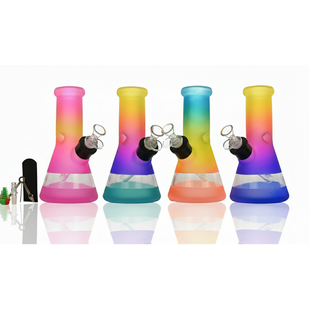 Glass Bong Arsenal Glass Prismatic 6-in-1 Glass Bong Kit 8"