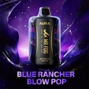 Alberta *EXCISED* Disposable Vape Mr Fog AURA 60K Blue Rancher Blow Pop Box of 5