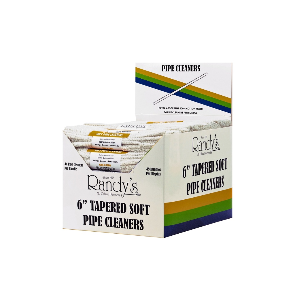 Cleaning Randy's Soft Pipe Cleaners 6" Box of 48