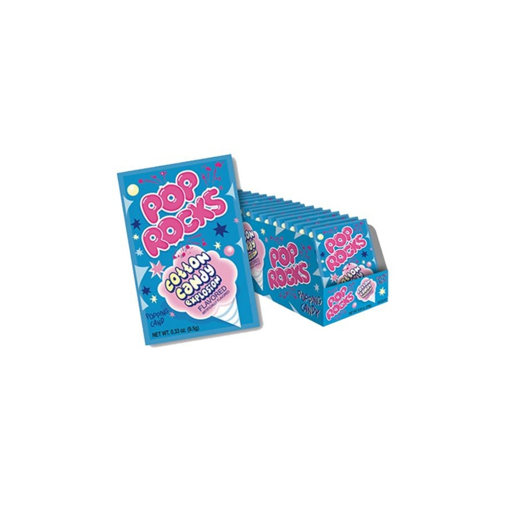 Snacks Pop Rocks Cotton Candy 9.5g Box of 24
