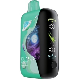 [elf1506b-mb] Manitoba *EXCISED* Disposable Vape Elf Bar FS70K Miami Mint Box of 4