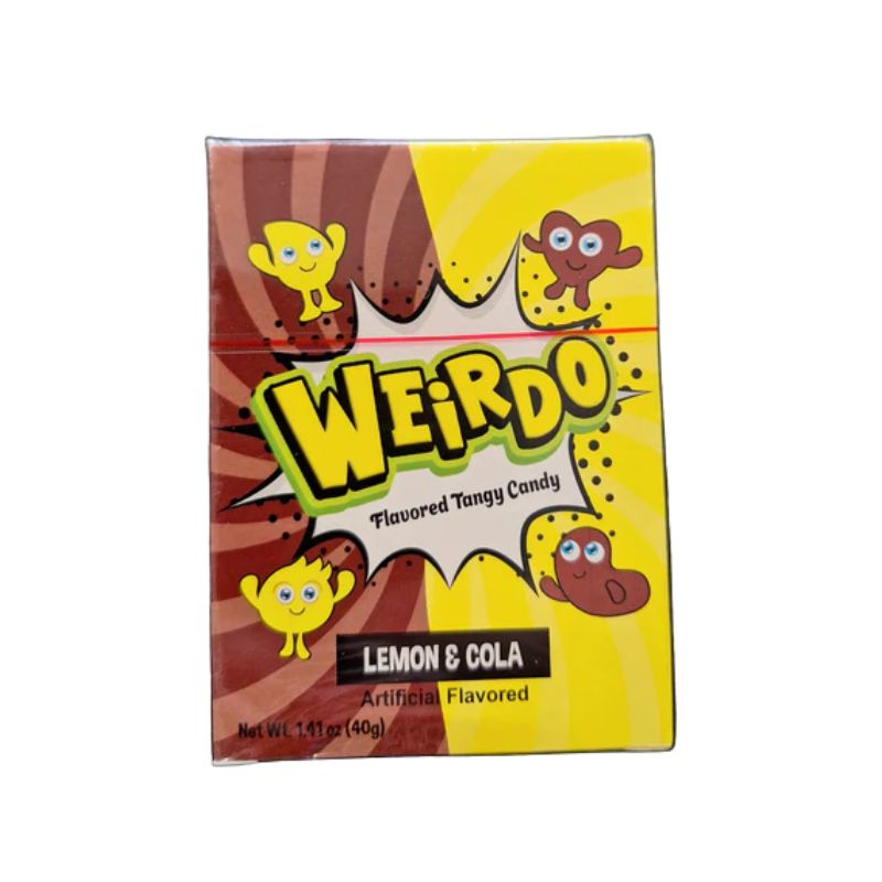 Snacks Weirdo Lemon and Cola 40g Box of 24