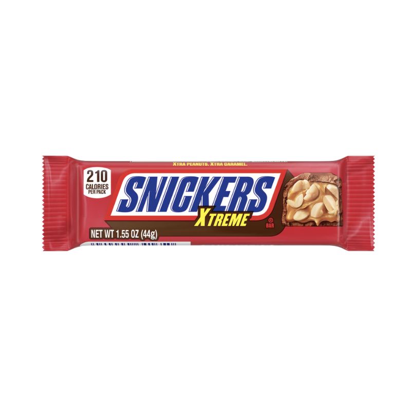 Snacks Snickers Xtreme 1.55oz (44g) Box of 24