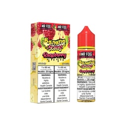 Alberta *EXCISED* Nicotine Liquid Mr Fog Banana Steezy Salt 60ml Raspberry