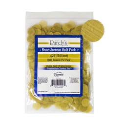 [rdy036] Metal Screen Randy's Brass 0.625 (Pack of 1000)