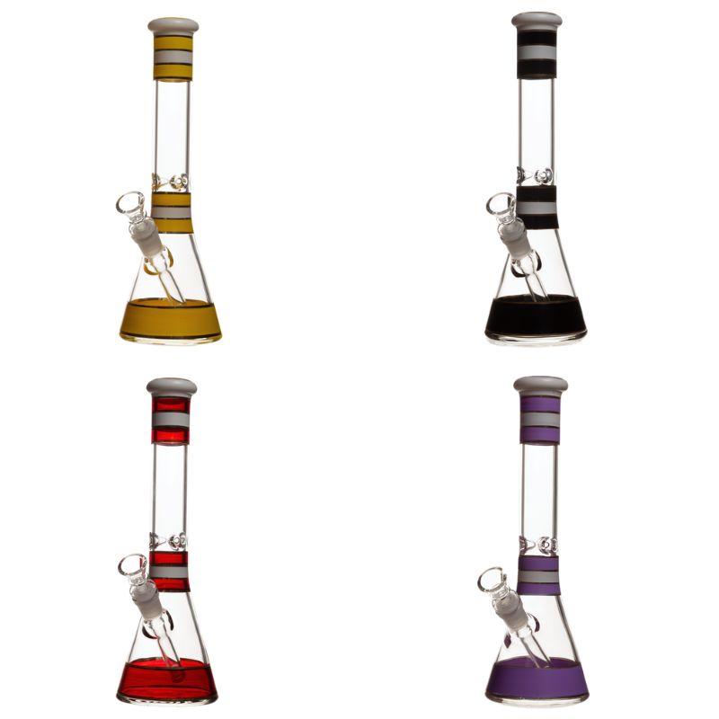 Glass Bong Arsenal 12" Tri-Band Assorted Colours